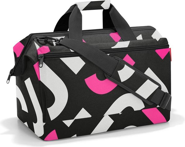 Immagine prodotto reisenthel Allrounder L Pocket Bold Signature rosa - Borsa da medico versatile per i viaggi, il lavoro e la (Custodia)