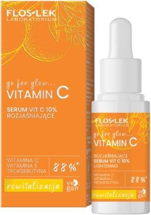 Immagine prodotto Floslek Laboratorium Go For Glow Siero alla Vitamina C Siero illuminante alla Vit C 10 30 Ml (30 ml)