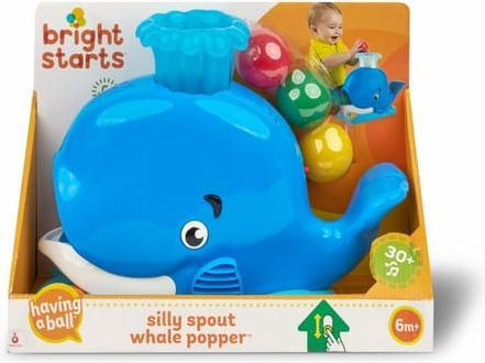 Actual product image Bright Starts Silly spout whale popper