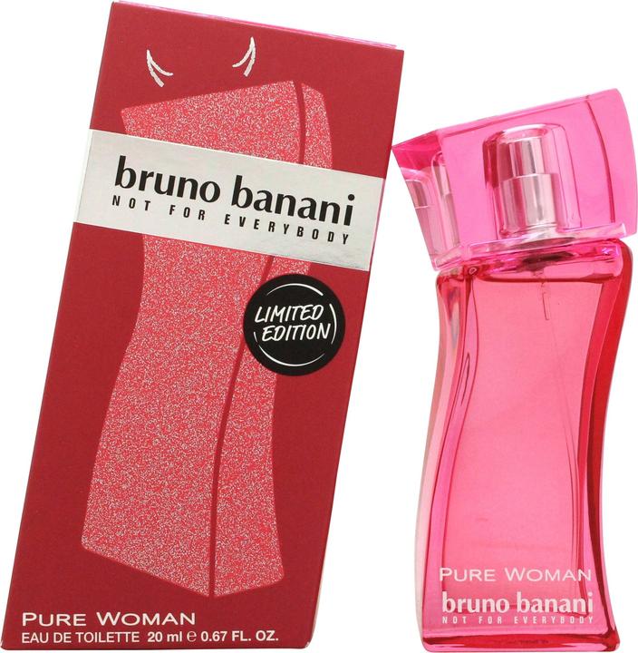 Bruno Banani Pure Woman Eau de Toilette 20ml Spray - Limited Edition (Eau de Toilette, 20 ml)