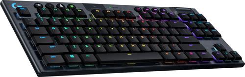 Actual product image Logitech G G915 TKL - GL Tactile, Full-size (100%), Bluetooth, Mechanical, QZERTY, RGB LED, Black (Eng. Int., Cable)