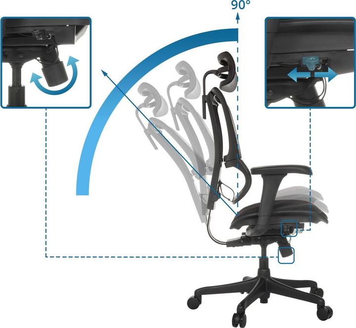 Produktbild Hjh Office Ergohuman Slim Eco F Gen2