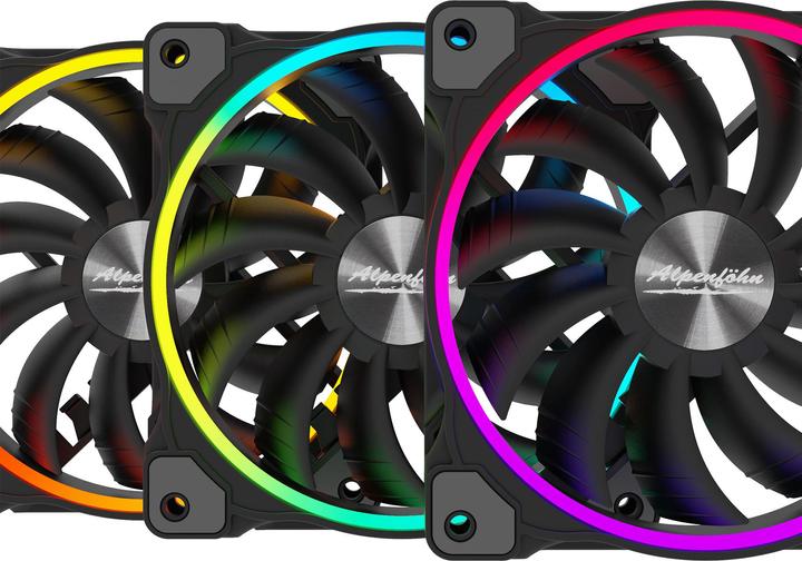 Immagine prodotto Alpenföhn 120mm Wing Boost 3 ARGB High Speed PWM Fan PWM ad alta velocità, tripla (120 mm, 3 x)