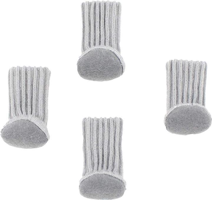 Image du produit JTI 4x chaussettes de meubles - Gris (Chaussettes de chaises, 4 pièce(s))