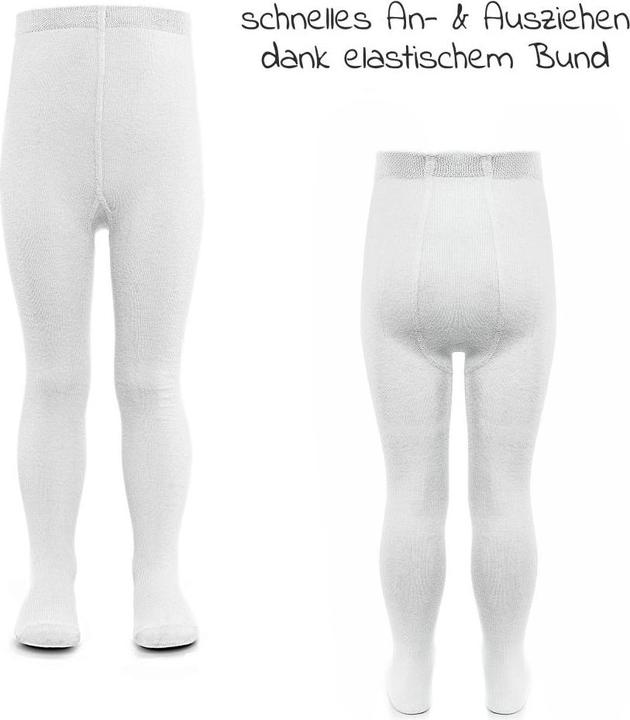 Produktbild La Loona LaLoona Baby-Strumpfhosen Strumpfhose 2er Pack - Weiss - (74/80)