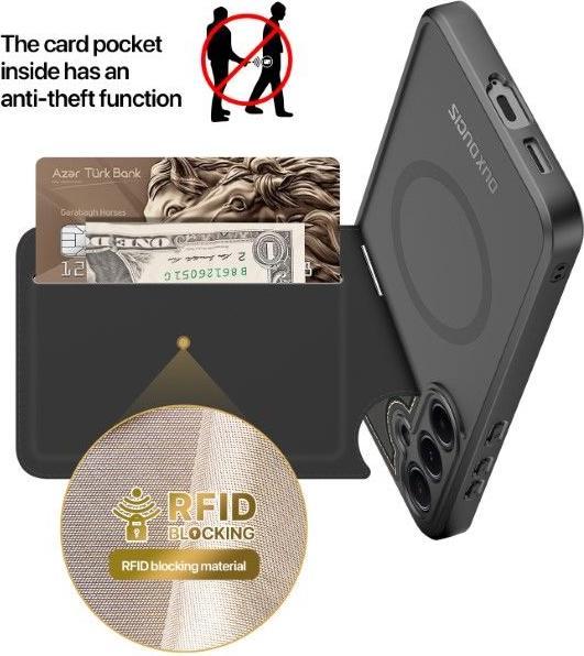 Produktbild Dux Ducis Rafi II Series Samsung Galaxy S25 Plus Case - Black (Samsung Galaxy S25+)