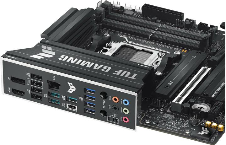 Actual product image ASUS TUF Gaming B850M-Plus Wifi (AM5, AMD B850, mATX)