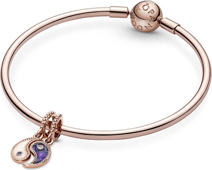 Image du produit Pandora Yin & Yang Rose Pendentif Charms/Beads (Plaqué or rose, Alliage métallique)