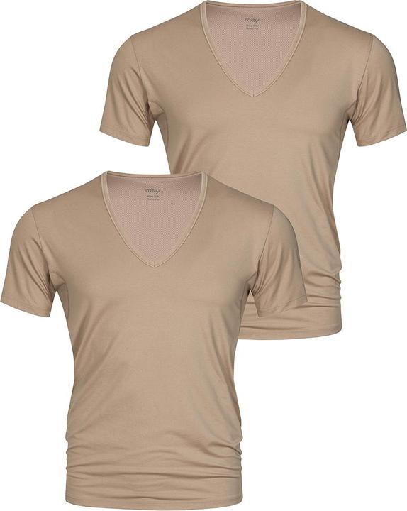 Produktbild Mey 2er Pack Dry Cotton T-Shirt mit V-Ausschnitt (XXL)