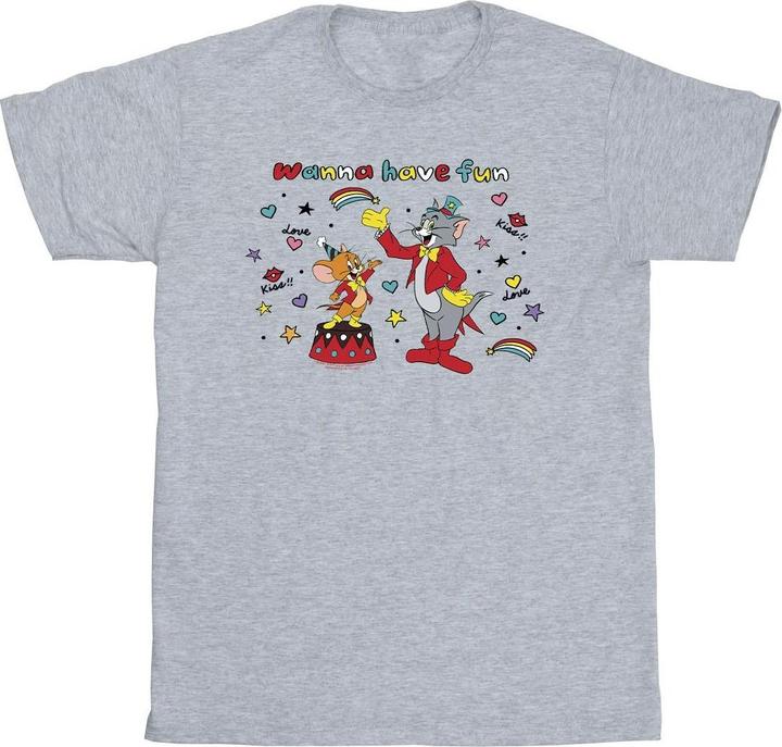 Immagine prodotto Tom & Jerry Wanna Have Fun Maglietta Ragazze (128)