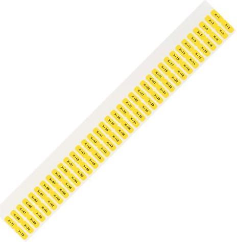 Actual product image Wago Label yellow 15x6mm 3000pcs/roll 210-805/000-002 Self-adhesive, labelling with inscription, colour