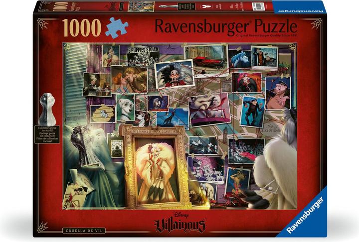 Actual product image Ravensburger Puzzle Villainous Cruella de Vil 1000p (12001124) (1000 pieces)