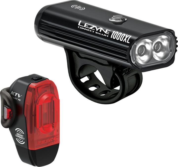 Image du produit Lezyne Connect Smart 1000XL + KTV Smart (1000 lm, 75 lm)