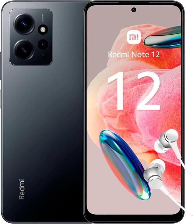 Actual product image Xiaomi Redmi Note 12 (256 GB, Onyx Gray, 6.67", Dual SIM, 50 Mpx, 4G)