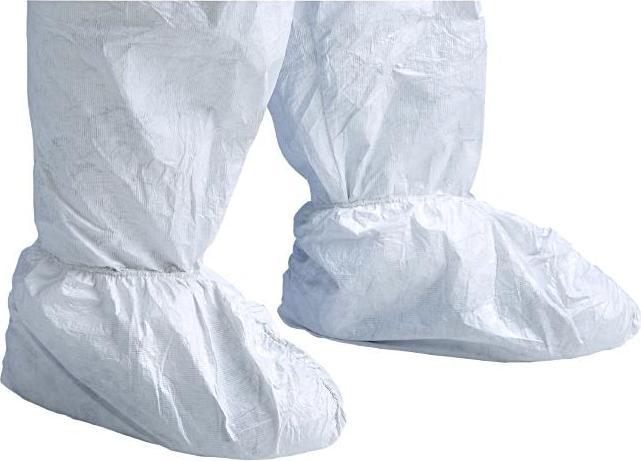 Actual product image Dupont Overshoe set, Tyvek 500, white, type: PVC (42, 43, 44, 45, 46)
