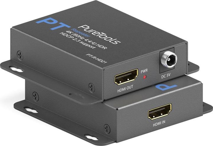 Actual product image Purelink PureTools - HDMI2.0 In-Line Repeater - 4K (60Hz 4:4:4) HDR HDCP 2.3 support