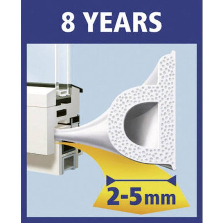 Actual product image tesa tesamoll CLASSIC P-profile window seal, rubber seal for insulation