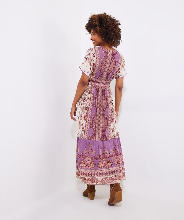 Actual product image Joe Browns Floral Border Print Maxi Dress (38)