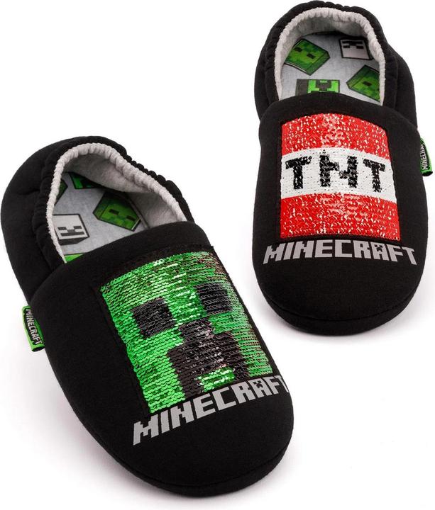 Produktbild Minecraft Jungen Hausschuhe Pailletten (33)