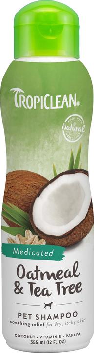 Tropiclean OATMEAL & TEA TREE SHAMPOO - 355ML (719.2108) (Hund, Katze, 355 ml)