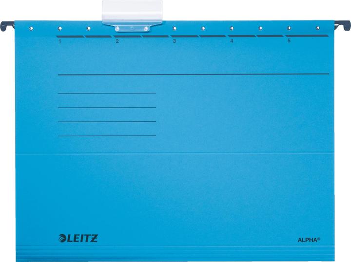 Produktbild Leitz ALPHA Hängemappe, A4, seitlich offen, blau (A4, 1 x)