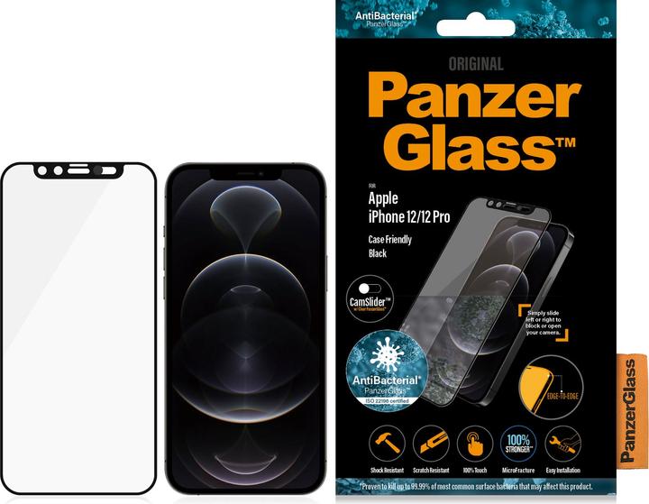 Actual product image PanzerGlass Case Friendly (1 Piece, Apple iPhone 12, Realme 12 Pro+)