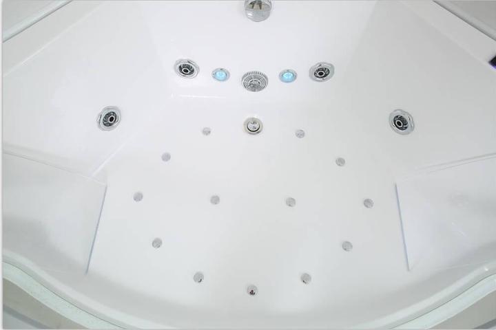 Actual product image Home Deluxe Whirlpool bath with LED light therapy NAUTICA L - 140x140cm (140 cm, 140 cm)