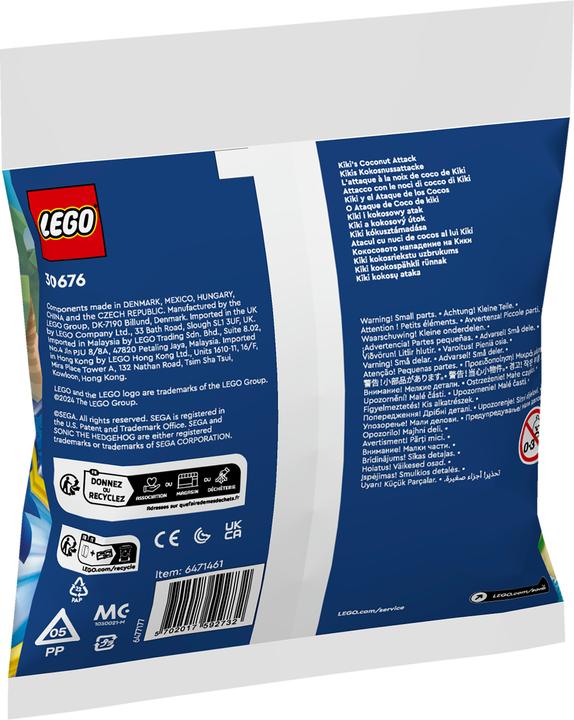 Produktbild Jakks Pacific Kikis Kokosnussattacke (30676, LEGO Sonic)