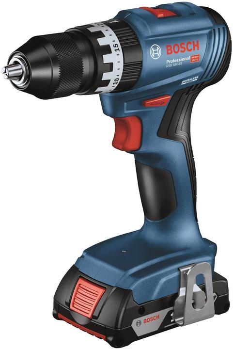 Image du produit Bosch Professional Kit Combo avec 3 outils 18V : GSB 18V-45, GDX 18V-200, GWS 18V-7, 2x 5,0Ah