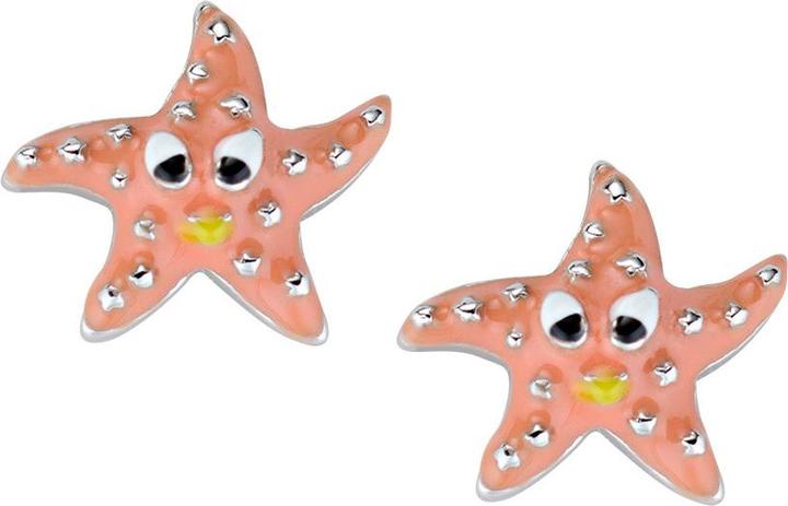 Amen Junior Starfish Ohrstecker (Silber 925, Emaille)
