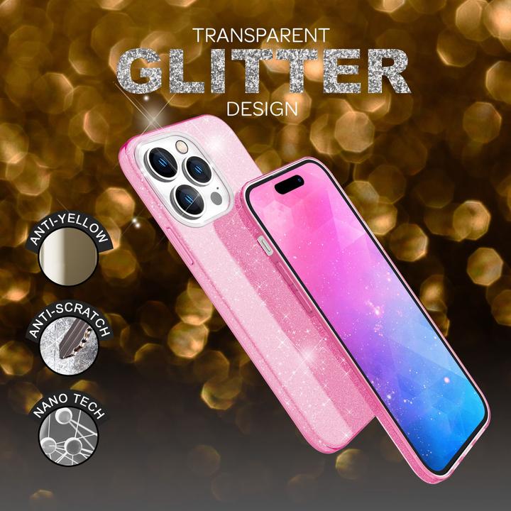 Produktbild Nalia Glitzer Hülle (Apple iPhone 14 Pro Max)