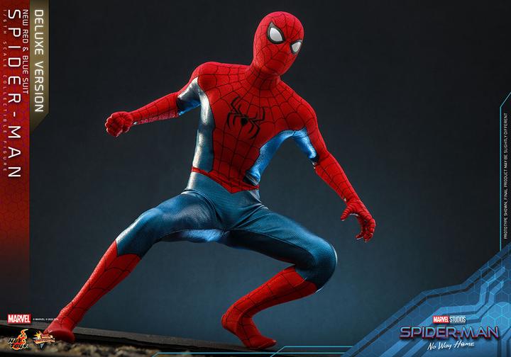Produktbild Hot Toys Spider-Man: No Way Home figurine Movie Masterpiece 1/6 Spider-Man (New Red and Blue Suit) (Deluxe Ve