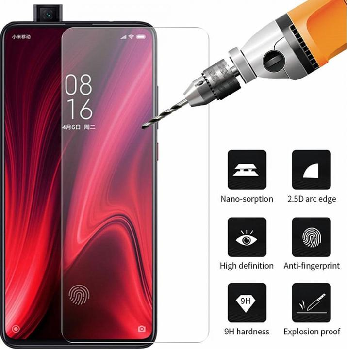 Immagine prodotto Screenguard Xiaomi Mi 9T Pellicola protettiva in vetro blindato Custodia dal design amichevole (Mi 9T)