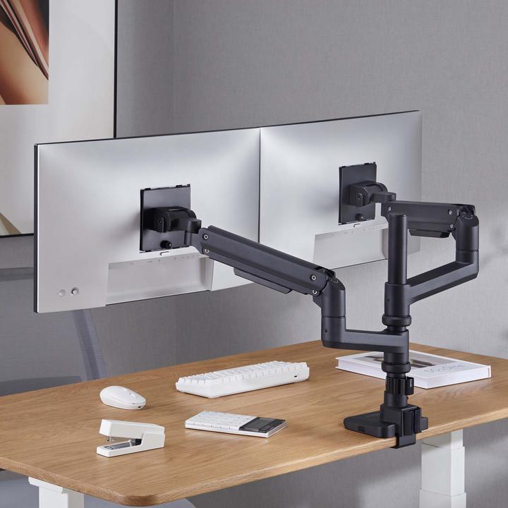 Immagine prodotto Wiltec Supporto doppio per monitor da scrivania fino a 20 kg Supporto per monitor VESA