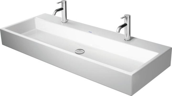 Duravit Lavabo VERO AIR m HLB 2 HL 1200x470mm senza sfioratore bianco (470 mm, 1200 mm)