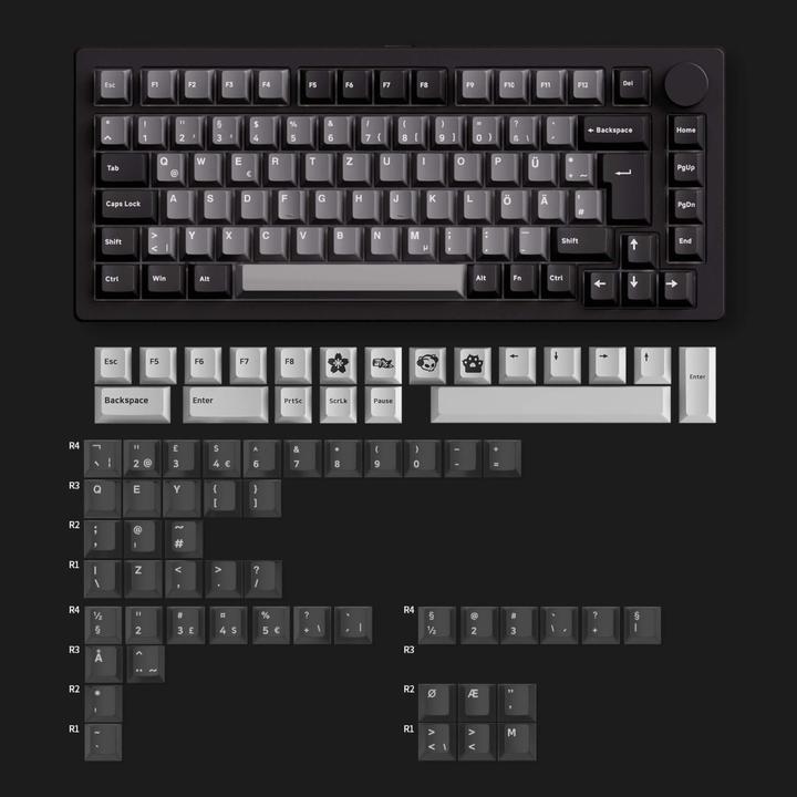 Produktbild Akko Monsgeek M1 V5 (DE, Kabelgebunden, Kabellos)