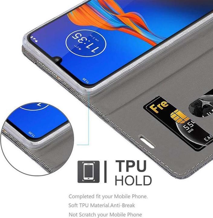 Actual product image Cadorabo Book Jeans Optics Cover (Motorola Moto E6 Plus)