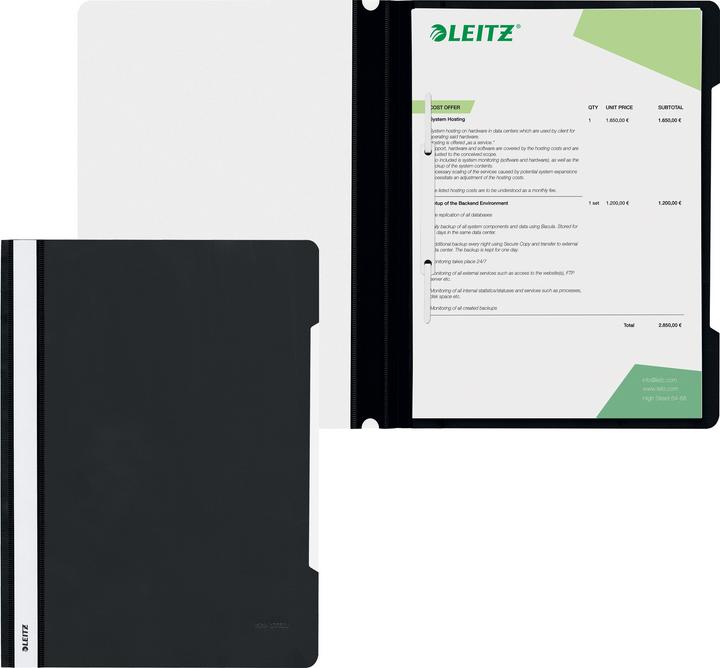 Produktbild Leitz Standard Plastik-Hefter (A4, 1 x)