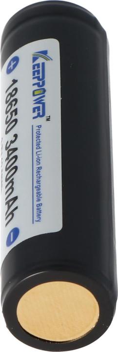 Image du produit Keeppower Accu 18650 protégé (Flat Top) (1 pcs, 18650, 3400 mAh)