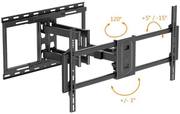 Actual product image myWall TV Wandhalterung HP 43 (Wall, 100", 80 kg)