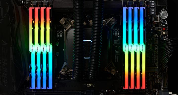 Actual product image G.Skill Trident Z RGB (8 x 16GB, 2400 MHz, DDR4-RAM, DIMM)