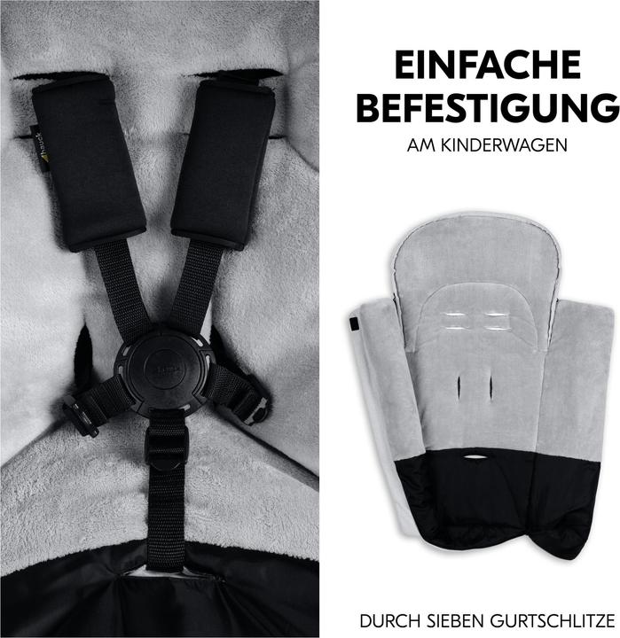 Produktbild Hauck Pushchair Footmuff Winter Grey