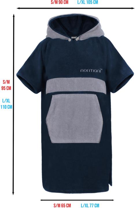 Immagine prodotto Normani Accappatoio Surfer Poncho (L, XL, S/M)