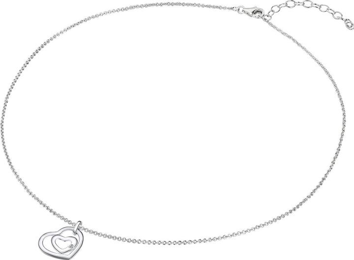 Produktbild Lulu & Jane Herz Sterling Silber Diamant silber - 33474 (Sterling Silber)