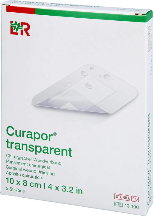 Produktbild Curapor Wundverband 8x10cm transparent (5 x)