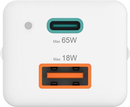 Image du produit Hama Chargeur GaN + câble USB (65 W)