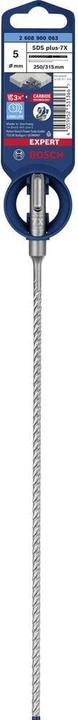 Actual product image Bosch Professional Zubehör Hammer drill EXPERT SDS plus 7X 1 piece 5.00 mm total length 315 Plus pcs. (5.0 mm)