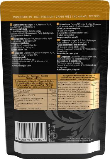 Image du produit Catz Finefood Purrrr No.107 Kangourou (Adulte, 1 pcs, 85 g)