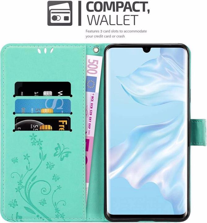 Actual product image Cadorabo Flower Book Cover (Huawei P30 Pro)