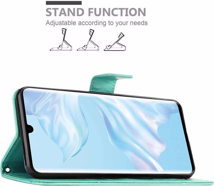 Actual product image Cadorabo Flower Book Cover (Huawei P30 Pro)